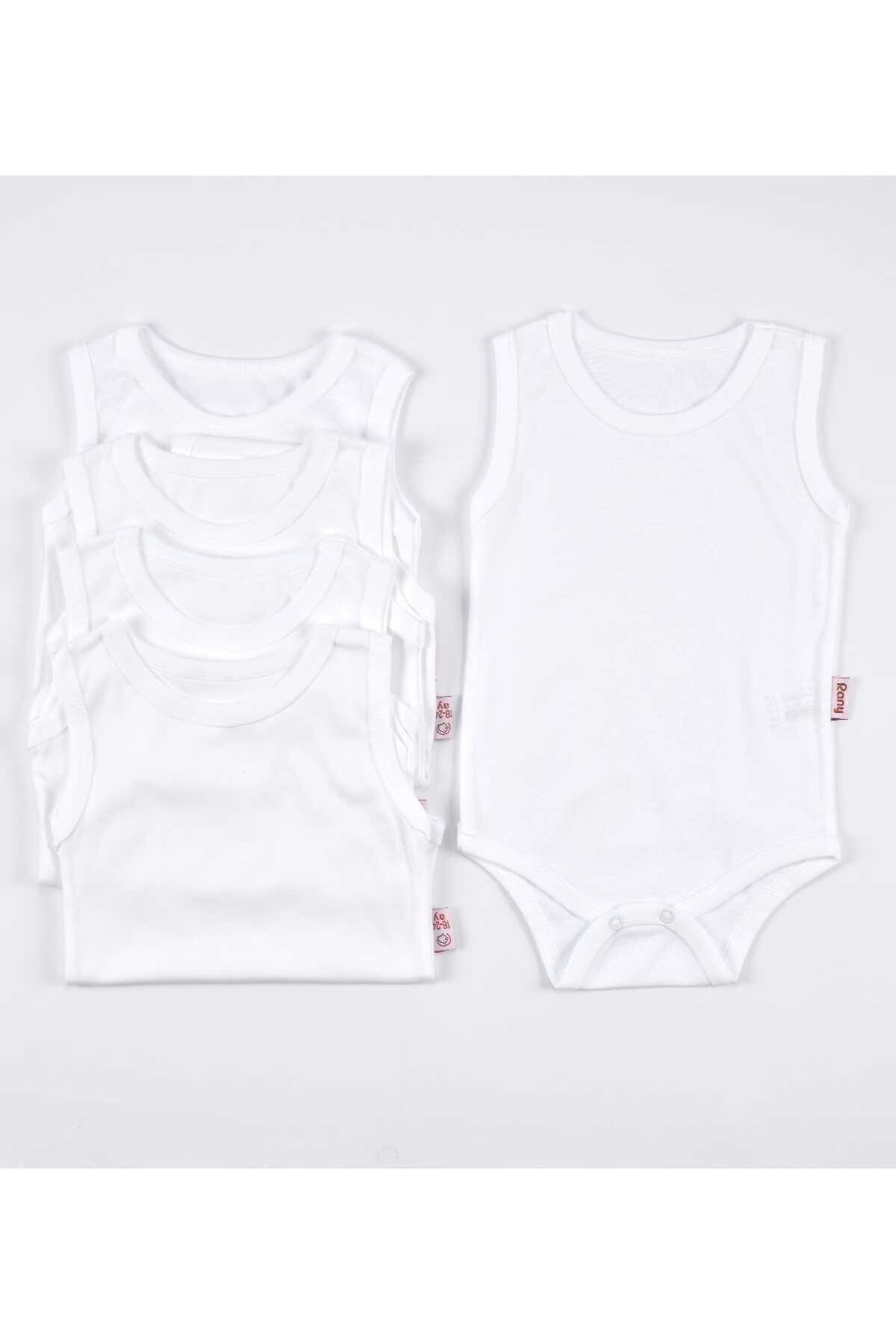 5li Bebek Atlet Body Ribana Beyaz